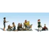 Woodland Scenics A1905 HO Scenic Accents Dog Wash Figures (Set of 9) - Model Train Junction: Quality Parts and Art Supplies Outlet