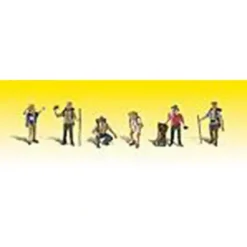 Woodland Scenics A1944 HO Scenic Accents Take a Hike Figures (Set of 7) - Model Train Junction: Quality Parts and Art Supplies