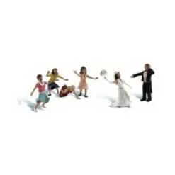 Woodland Scenics A1932 HO Wedding Bouquet Toss Figures (Set of 6) - Model Train Junction: Quality Parts and Art Supplies Best