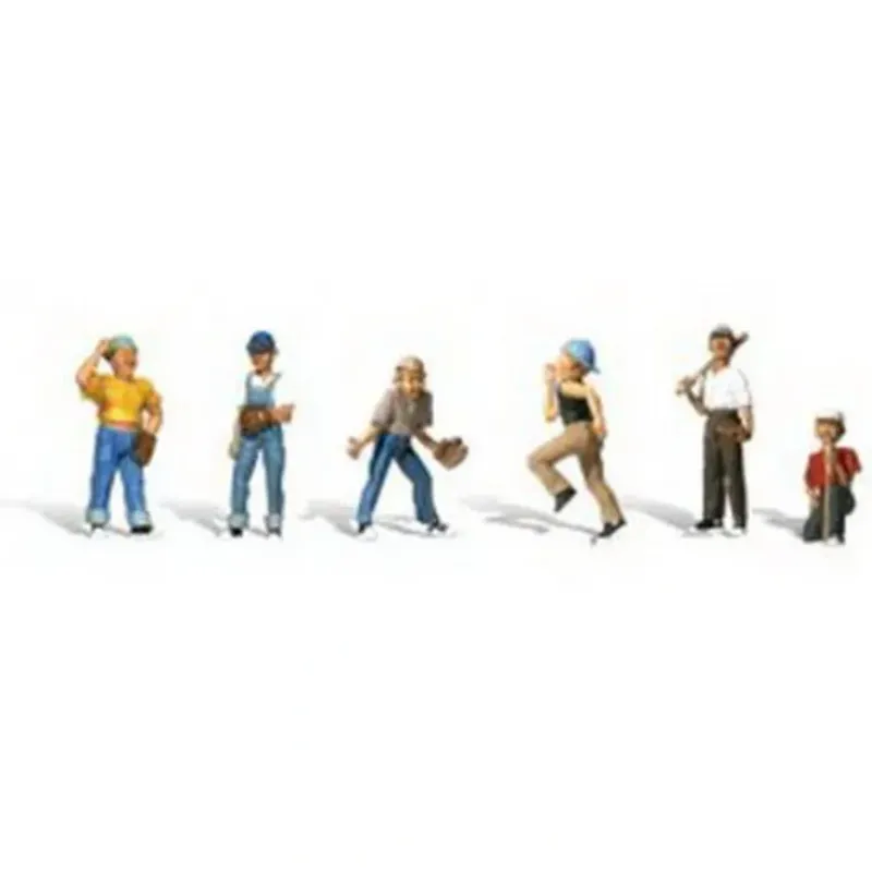 Woodland Scenics A2146 N Scale Baseball Players Figures #2 (Set of 6) - Model Train Junction: Quality Parts and Art Supplies Online