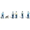 Woodland Scenics A2122 N Scenic Accents Policemen Figures (Set of 6) - Model Train Junction: Quality Parts and Art Supplies Hot