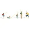 Woodland Scenics A2179 N Scenic Accents Gone Fishing Figures (Set of 5) - Model Train Junction: Quality Parts and Art Supplies Outlet