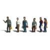 Woodland Scenics A2188 N Scenic Accents 2nd Shift Worker Figures (Set of 6) - Model Train Junction: Quality Parts and Art Supplies Online