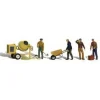 Woodland Scenics A2173 N Scenic Accents Masonry Worker Figures (Set of 11) - Model Train Junction: Quality Parts and Art Supplies Outlet
