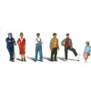 Woodland Scenics A2168 N Townspeople Figures (Set of 6) - Model Train Junction: Quality Parts and Art Supplies New