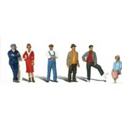 Woodland Scenics A2168 N Townspeople Figures (Set of 6) - Model Train Junction: Quality Parts and Art Supplies New