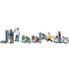 Woodland Scenics A2752 O Scenic Accents Bicycle Buddies W/Bicycles (Set of 10) - Model Train Junction: Quality Parts and Art Supplies Sale