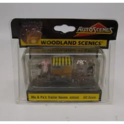 Woodland Scenics AS5542 HO AutoScenes Ma & Pa's Trailer Haven (Pack of 9) - Model Train Junction: Quality Parts and Art Supplies Discount