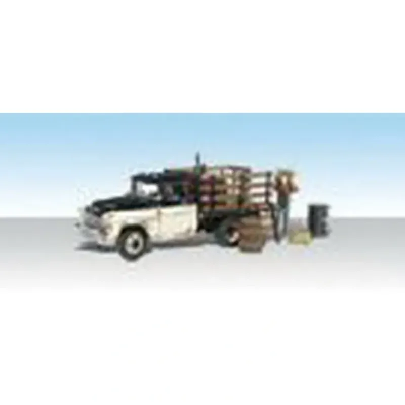 Woodland Scenics AS5335 N AutoScenes Henry's Haulin' (Pack of 6) - Model Train Junction: Quality Parts and Art Supplies Outlet