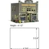 Woodland Scenics BR5022 HO Built-&-Ready Harrison's Hardware Building - Model Train Junction: Quality Parts and Art Supplies New