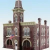 Woodland Scenics BR5034 HO Built-&-Ready Firehouse Building - Model Train Junction: Quality Parts and Art Supplies Discount