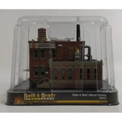 Woodland Scenics BR4924 N Built-&-Ready Clyde & Dale's Barrel Factory Building - Model Train Junction: Quality Parts and Art Supplies Outlet