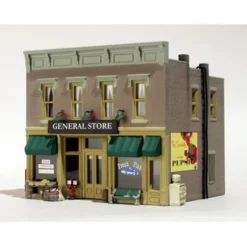 Woodland Scenics BR4925 N Built-&-Ready Lubener's General Store Building - Model Train Junction: Quality Parts and Art Supplies Discount