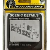 Woodland Scenics D206 HO Scale Assorted Mailboxes Metal Castings Kit(Pack of 17) - Model Train Junction: Quality Parts and Art Supplies Outlet