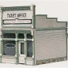 Woodland Scenics D222 HO Scenic Details Ticket Office Building Kit - Model Train Junction: Quality Parts and Art Supplies Hot