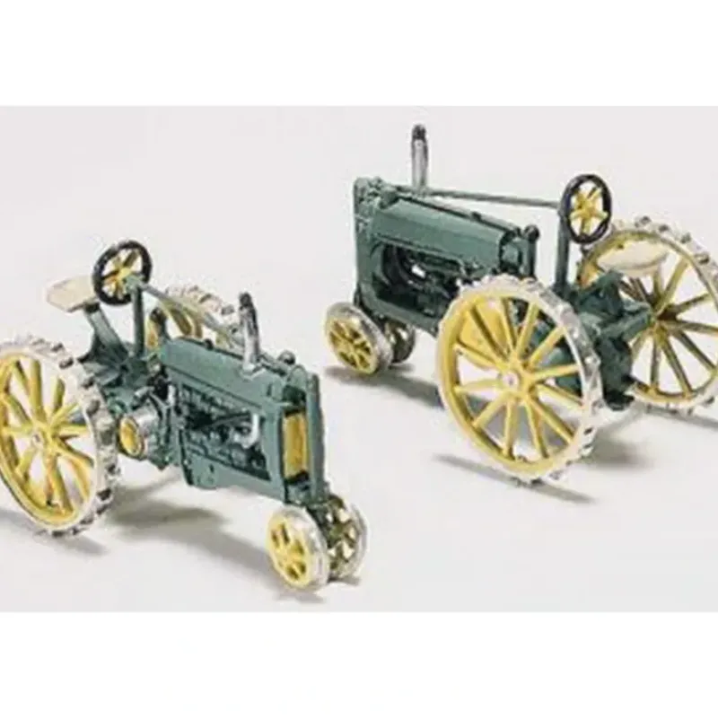 Woodland Scenics D211 HO Scenic Details 1929-1938 Farm Tractors Kit (Pack of 2) - Model Train Junction: Quality Parts and Art Supplies Clearance