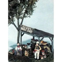 Woodland Scenics M109 HO Mini-Scene Ernie's Fruit Stand Kit - Model Train Junction: Quality Parts and Art Supplies Discount