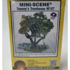 Woodland Scenics M107 HO Mini-Scene Tommy's Treehouse Kit - Model Train Junction: Quality Parts and Art Supplies Best