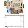 Woodland Scenics PF5182 HO Main Street Mercantile Building Kit - Model Train Junction: Quality Parts and Art Supplies Hot