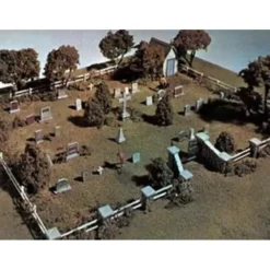 Woodland Scenics S131 HO Maple Leaf Cemetery Building Kit - Model Train Junction: Quality Parts and Art Supplies Hot