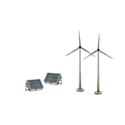 Woodland Scenics SP4348 HO Scale Scene-A-Rama Alternative Energy Scene Setters - Model Train Junction: Quality Parts and Art Supplies Hot
