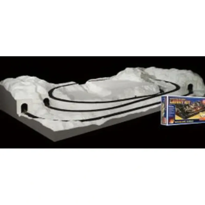 Woodland Scenics ST1484 HO River Pass Layout Kit - Model Train Junction: Quality Parts and Art Supplies Discount