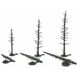 Woodland Scenics TR1124 2 1/2" - 4" Pine Tree Armatures Plastic Kit (Pack of 70) - Model Train Junction: Quality Parts and Art Supplies Clearance