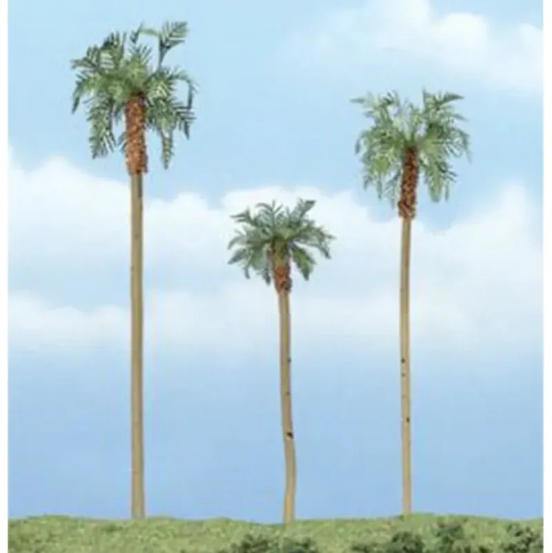Woodland Scenics TR1617 4.5" / 3" / 4" Royal Palm Ready-Made Premium Trees - Model Train Junction: Quality Parts and Art Supplies Best