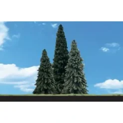 Woodland Scenics TR3568 3.5" - 5.5" Forever Green Trees (Pack of 4) - Model Train Junction: Quality Parts and Art Supplies Hot