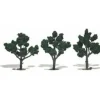 Woodland Scenics TR1511 4" - 5" Dark Green Realistic Trees (Pack of 3) - Model Train Junction: Quality Parts and Art Supplies Sale